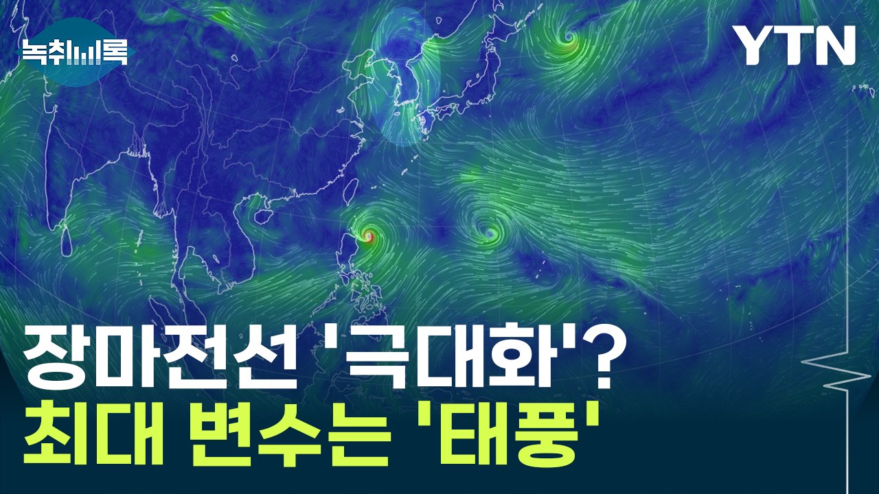 장마전선 '극대화' 시킨다? 최대 변수는 '태풍의 진로' [Y녹취록] / YTN