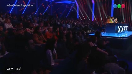 La Joaqui sobre el tema de L-Gante en Got Talent Argentina
