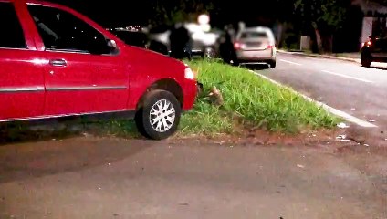 Palio e Fiesta se envolvem em acidente no Parque Verde