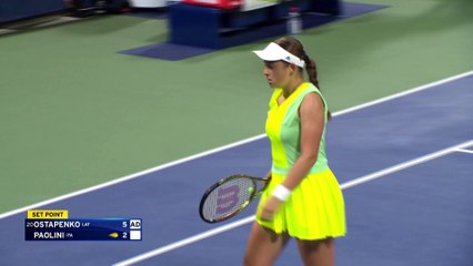 Ostapenko - Paolini - Les temps forts du match - US Open