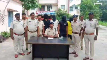 मधेपुरा: ट्रैक्टर लूटकांड का पुलिस ने किया खुलासा, 4 अपराधियों को किया गिरफ्तार