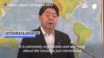 Japan foreign minister reacts to China harassment in Fukushima spat