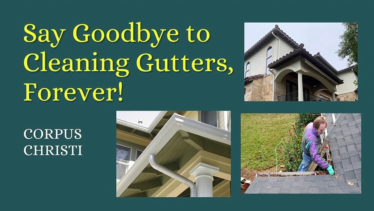 Corpus Christi Gutter Guards Custom Seamless Rain Gutters video