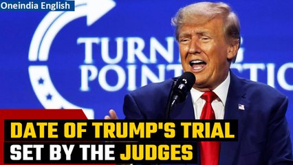 Trump's Election Subversion Case: March 4, 2024 set as trial date against the former President