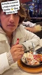 Mujer invita a su familia a cita y pide que su pareja pague todo: "No los voy a abandonar"