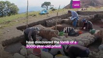 Archaeologists unearth ceramic-filled tomb of 3000-year-old priest in Peru