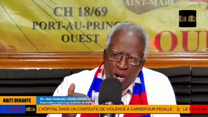 #HAITI|DEKANTE|Dr. Ardouin Louis-Charles, Resp. a.i pour l'organisation et la formation du RDNP