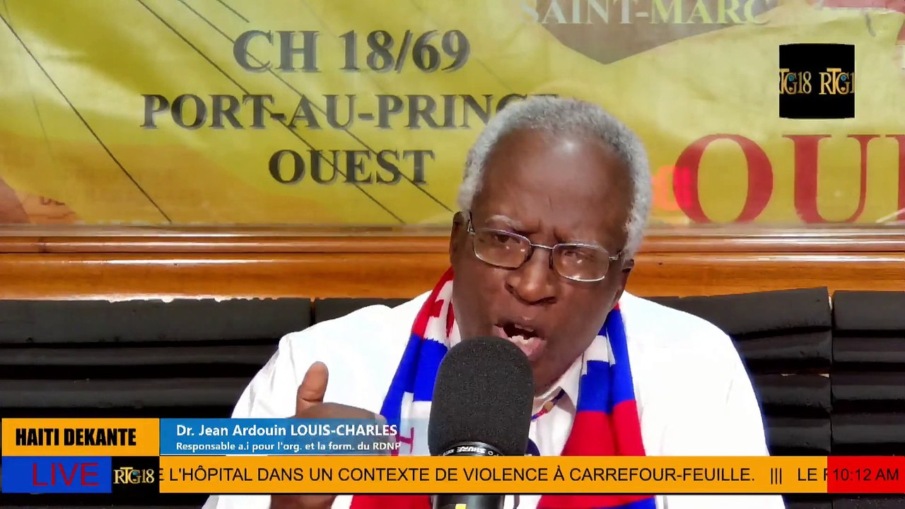 #HAITI|DEKANTE|Dr. Ardouin Louis-Charles, Resp. a.i pour l'organisation et la formation du RDNP