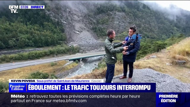 En Savoie, d'autres éboulements pourraient se produire , selon le sous-préfet de Saint-Jean-de-Maurienne