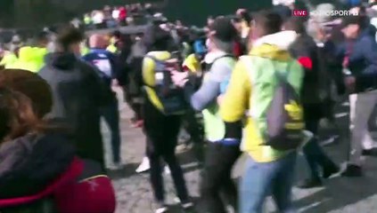 Vuelta - La terrible chute de Remco Evenepoel