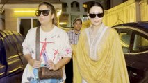 Malaika Arora and her sister Amrita were seen visiting their mother