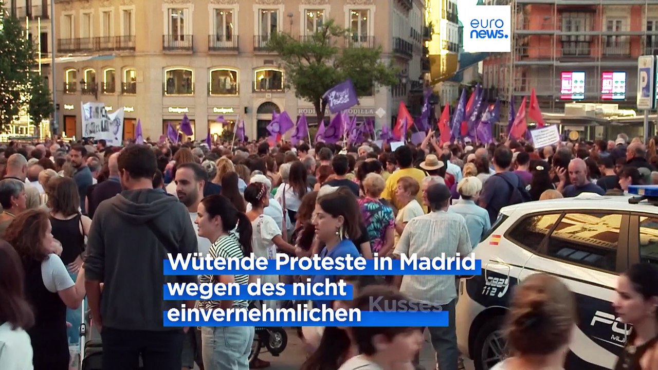 Wut auf Luis Rubiales entlädt sich in Demonstration: 'Es ist vorbei'