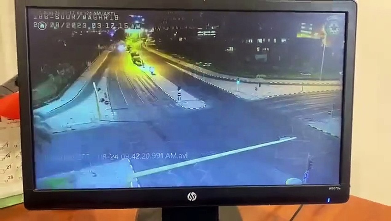 فيديو يوثق لحظة وقوع حادث الفاشينستا فاطمة المؤمن والداخلية تصدر بيانا