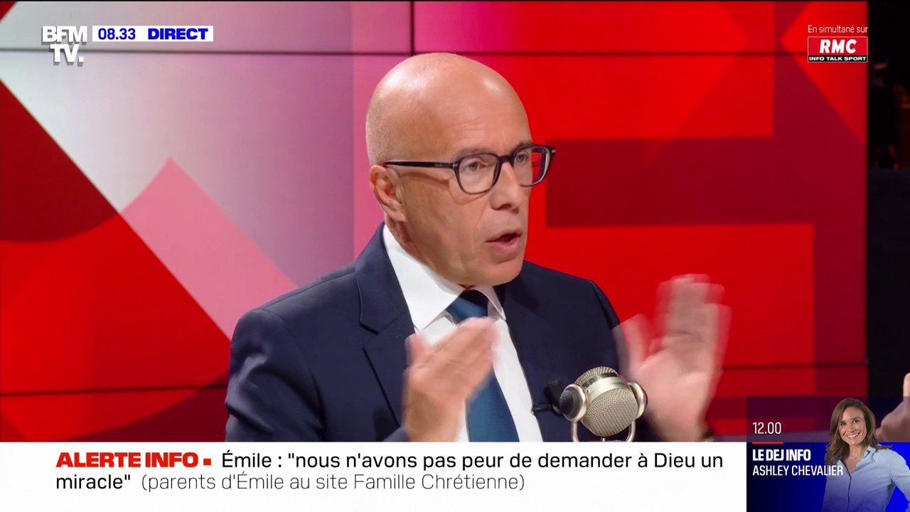 Immigration: pour Éric Ciotti, l'arrivée "des mineurs clandestins", dans les Alpes-Maritimes, constitue "une forme de submersion"