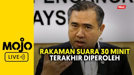 Nahas Elmina: CRV pesawat berjaya dimuat turun - Anthony Loke