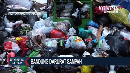 Dampak  Kebakaran Sarimukti Sampah Menumpuk di Bandung