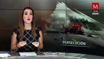 Cinco fallecidos en choque entre camionetas en autopista de Michoacán durante tiroteo