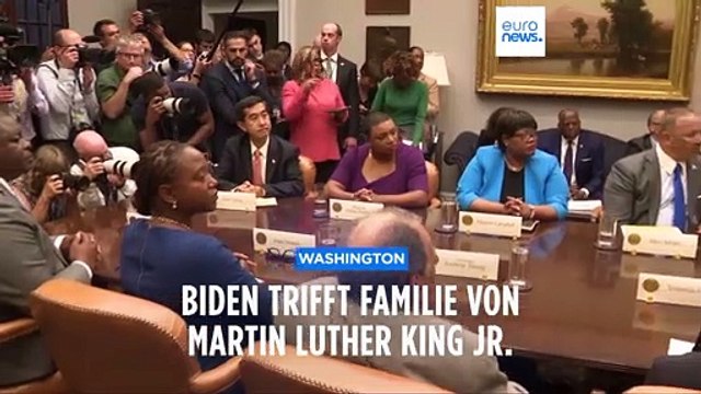 60. Jahrestag des Marsches: Biden empfängt Familie von Martin Luther King Jr.