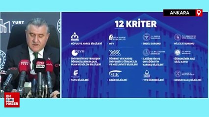 Bakan Osman Aşkın Bak açıkladı: KYK yurt başvuruları başladı