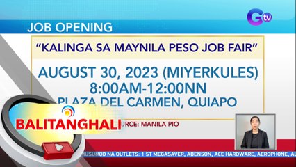 Manila-PESO, magsasagawa ng job fair bukas | BT