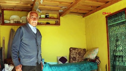 'KİMSE DONMASIN' DİYE ALLAHUEKBER DAĞI'NA BARINAK YAPTI