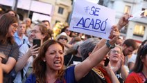 Protesters gather in Madrid calling for Spanish football federation president to resign