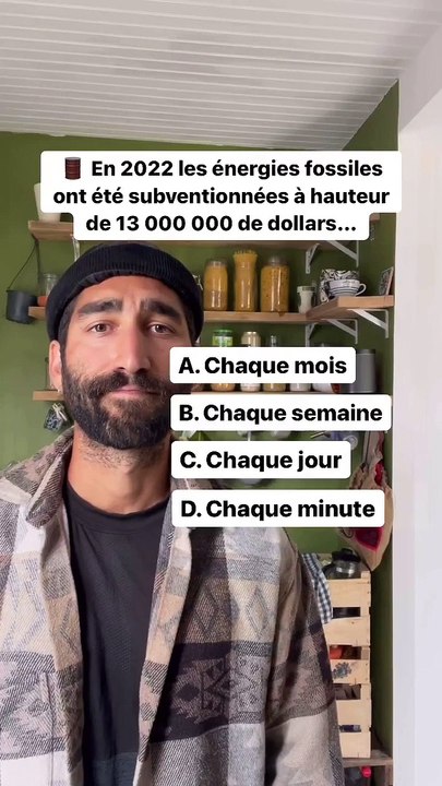 Selon le FMI, le pétrole, le gaz et le charbon ont bénéficié d’un soutien de 7 000 milliards de dollars en 2022. Ce qui représente 13 millions de $ chaque minute.
