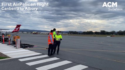 FlyPelican's first Canberra to Albury flight | The Border Mail | August 29, 2023