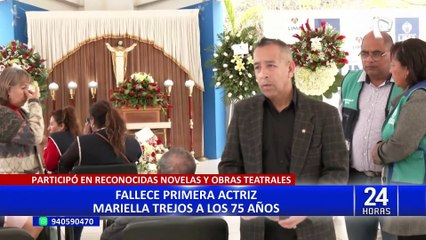 Mariella Trejos: restos de actriz serán cremados en Cementerio Santa Rosa