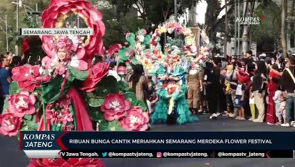 Ribuan Bunga Cantik Meriahkan Semarang Merdeka Flower Festival
