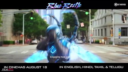 BLUE BEETLE  Blue Beetle Destroys Conrad Carapax Shield With Buster Sword Flame  Trailer (NEW 2023)