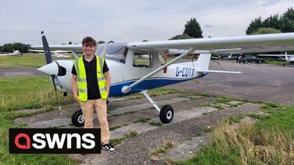 17-year-old becomes pilot and passes flying exam - before he can drive