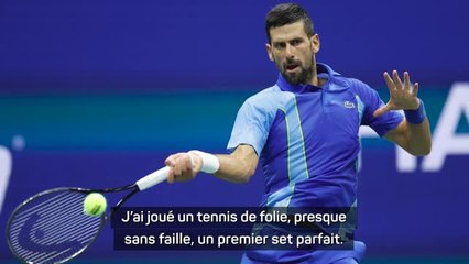 US Open - Djokovic : "Une grande joie"