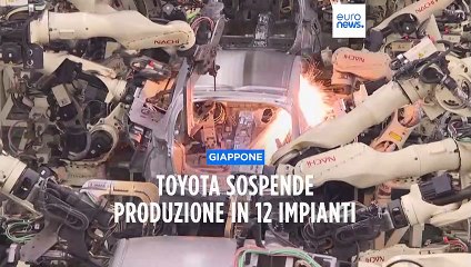 Giappone, fermi 12 impianti su 14 della Toyota a causa di un "guasto al sistema"