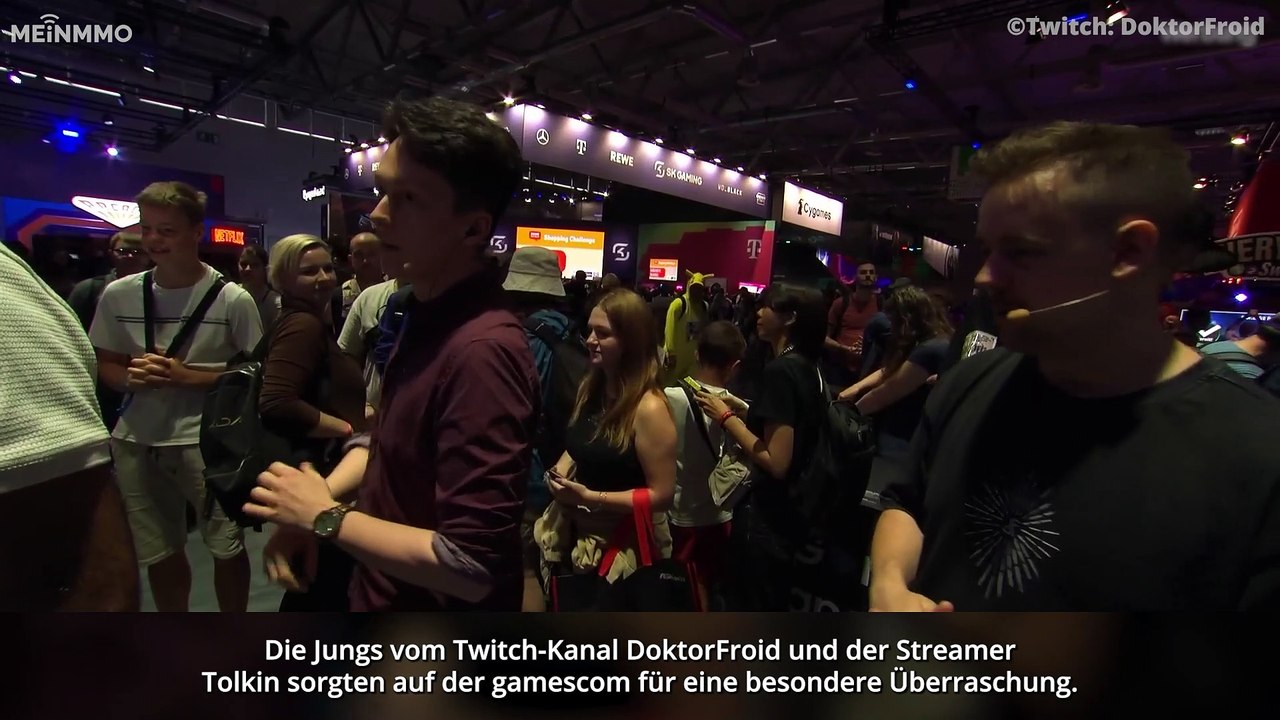 Gamerin macht ihrem freund auf der gamescom einen heiratsantrag, bekommt hilfe von deutschen twitch-streamern