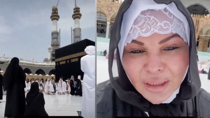Rakhi Sawant इस्लाम कबूल करने के बाद पहुंची मक्का की दहलीज पर दहाड़े मार रोने लगी Rakhi, भड़के लोग