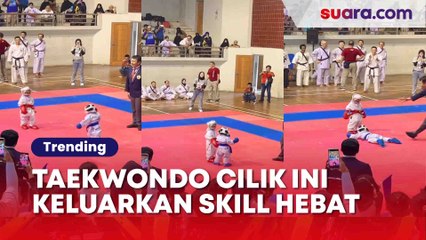 Gemes Banget! Dua Anak Berbakat ini Adu Skill Bela Diri, Warganet: Fix, Si Merah Pakai Ilmu Batin..