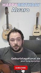 Happy Birthday, Alvaro! Geburtstagsgrüße an Alvaro