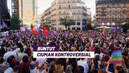 Tuntut Luis Rubiales Mundur dari Jabatan Presiden RFEF, Ratusan Demonstran Gelar Aksi Protes di Kota Madrid