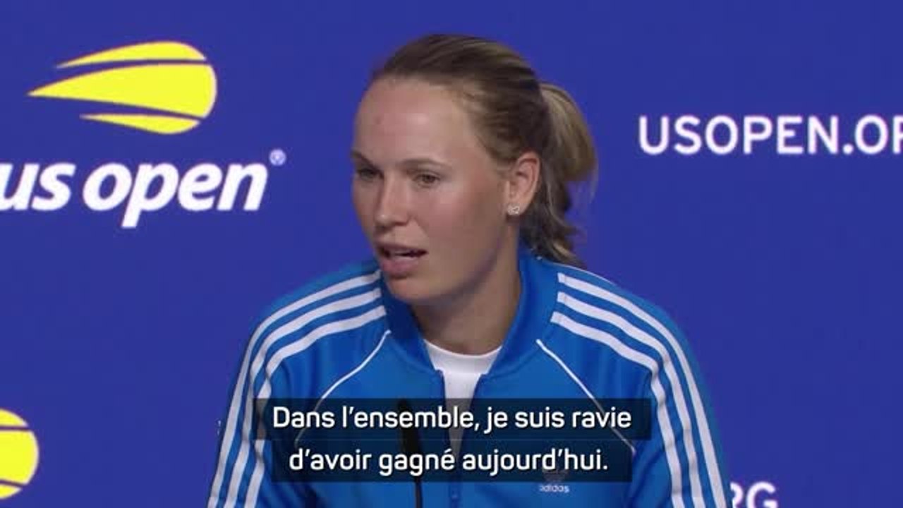 US Open - Wozniacki : "J'étais nerveuse, mais maintenant, je suis heureuse !"