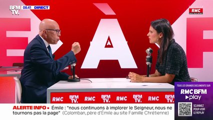 Face à face tendu entre Apolline de Malherbe et Eric Ciotti