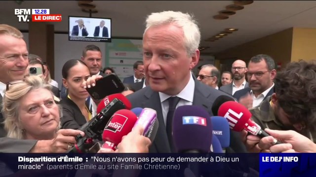 Nous avons obtenu des premières baisses de prix : Bruno Le Maire s'exprime sur l'inflation
