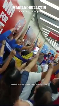 Karl-Anthony Towns joins Dominican fans post-game celebration