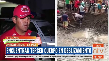 Tragedia en Mapiri: Rescatan el tercer cuerpo sin vida esta madrugada