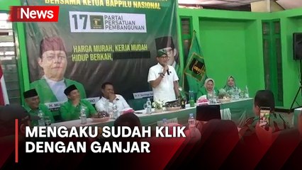 Kans Bacawapres, Sandiaga Uno Ngaku Sudah Klik dengan Ganjar