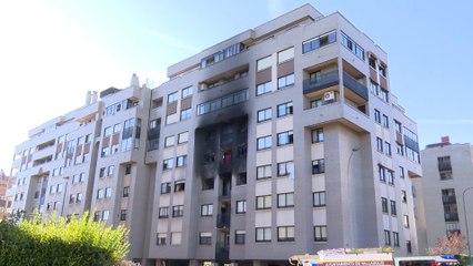 Trece heridos por la explosión en un edificio de Valladolid