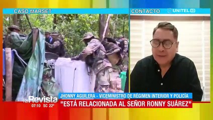 Viceministro habla de operativos contra organizaciones delictivas en Bolivia