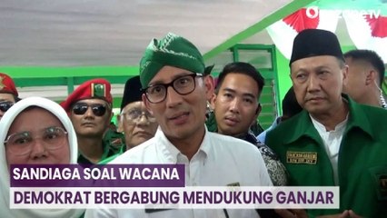 Respons Sandiaga Uno soal Wacana Demokrat Bergabung Mendukung Ganjar