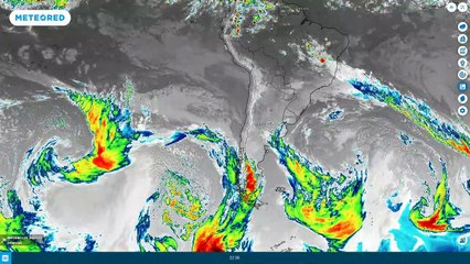 Sistema frontal dejará lluvias y nevadas sobre la Patagonia y sur de Chile