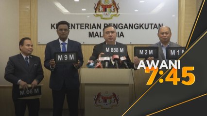 Bidaan nombor pendaftaran istimewa bermula Khamis